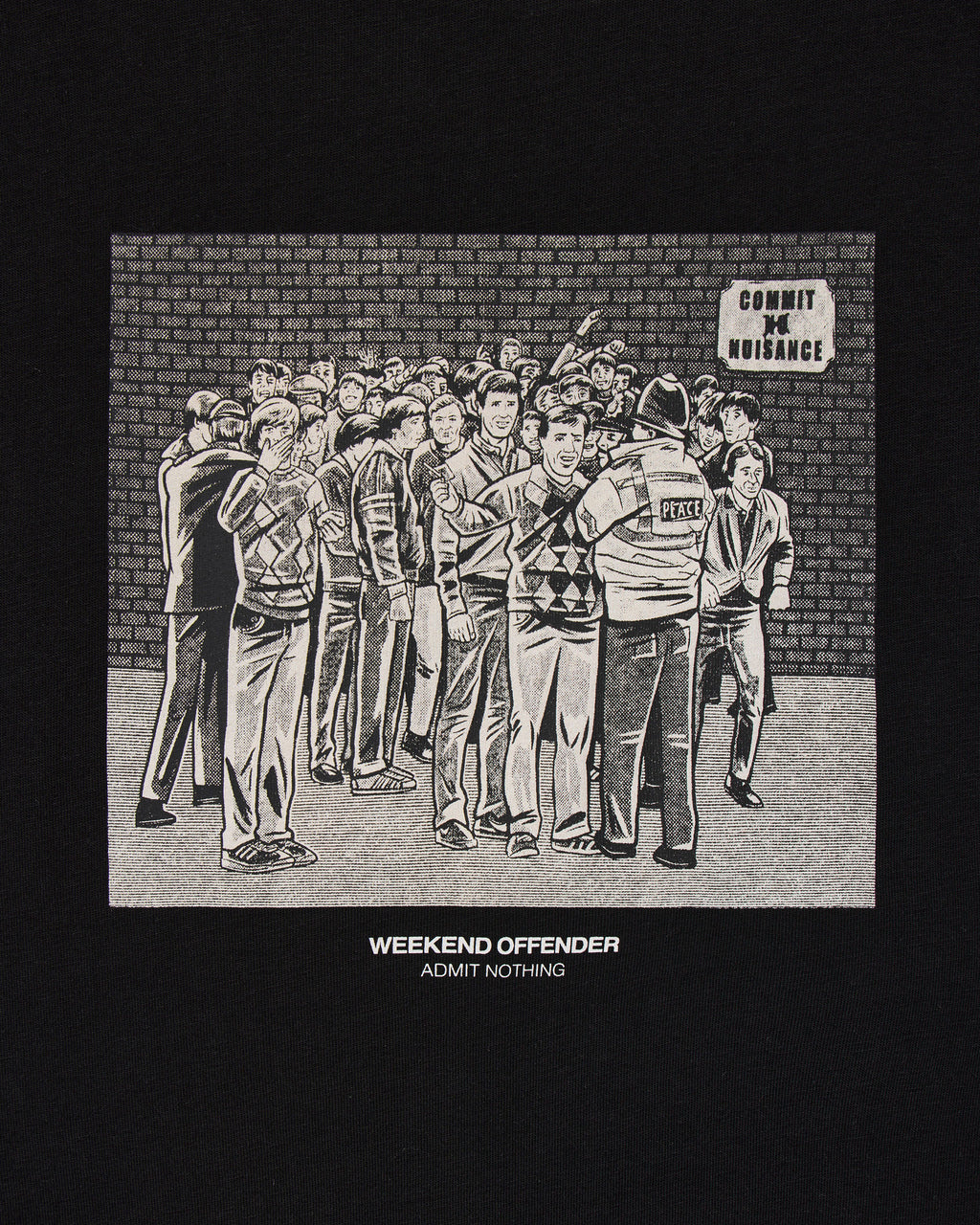 Nuisance T-Shirt — Black – Weekend Offender