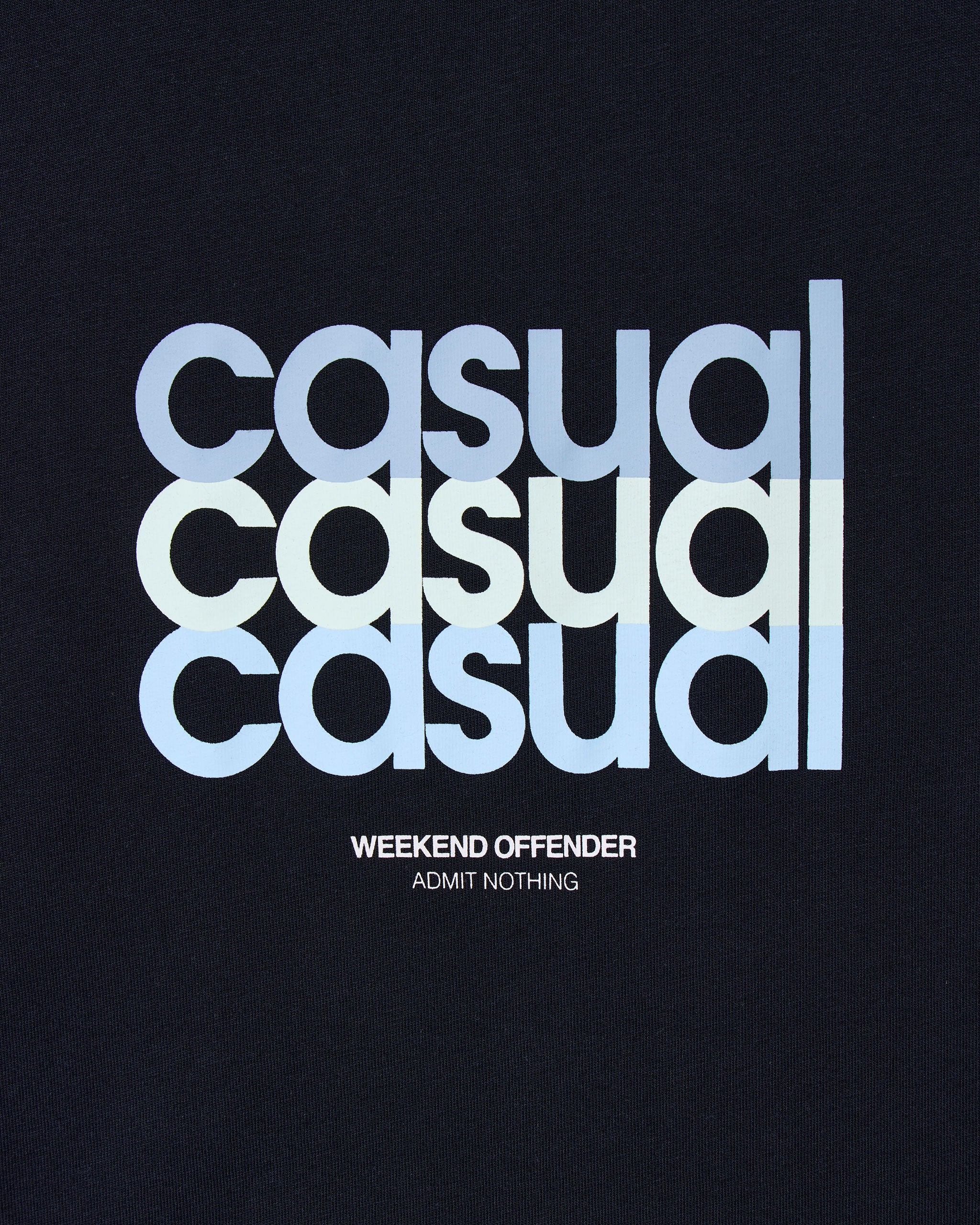 W.O.L. T-Shirt — Navy – Weekend Offender