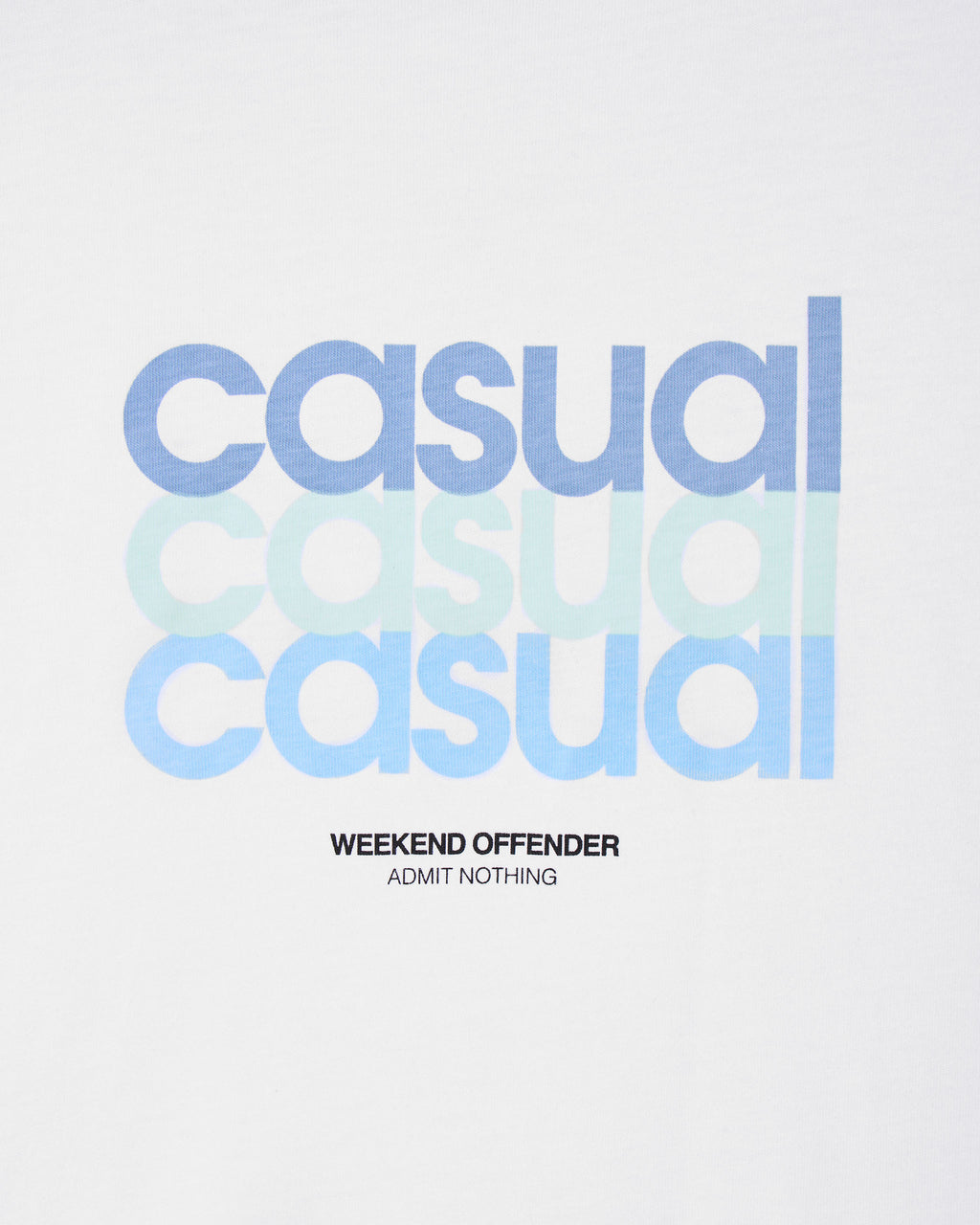 W.O.L. T-Shirt — White – Weekend Offender