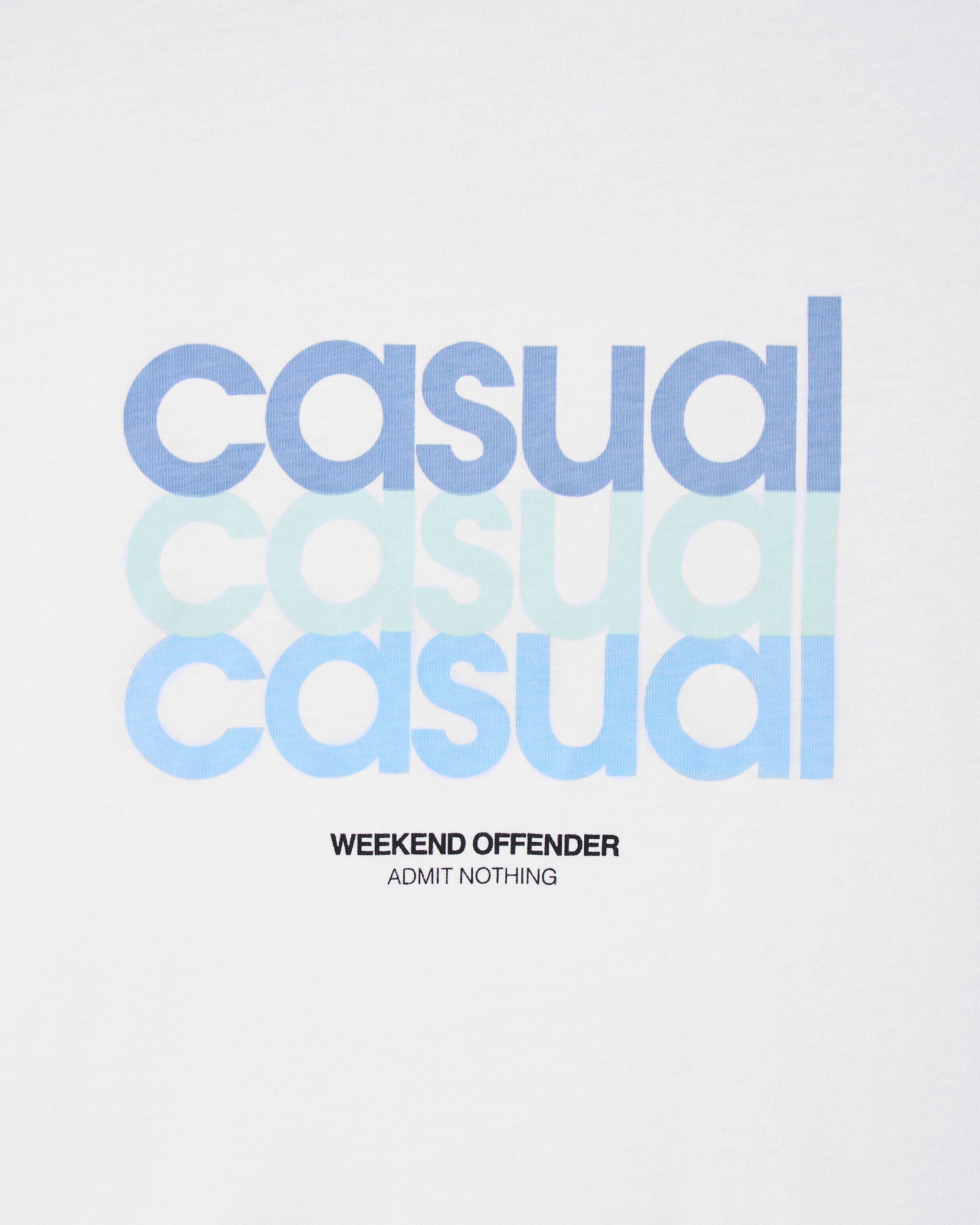 W.O.L. T-Shirt — White – Weekend Offender