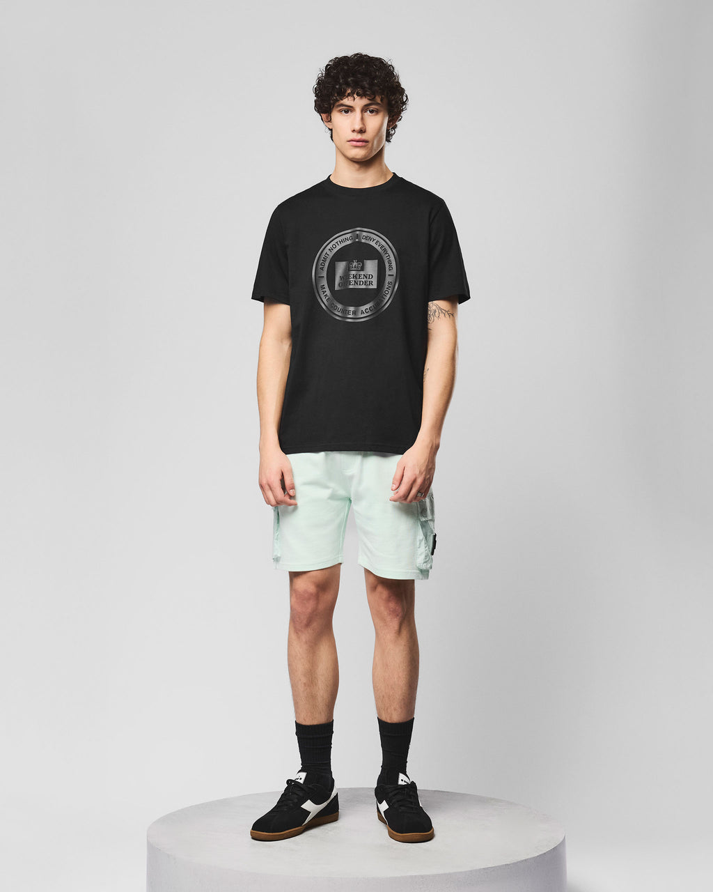 Deny T-Shirt — Black – Weekend Offender