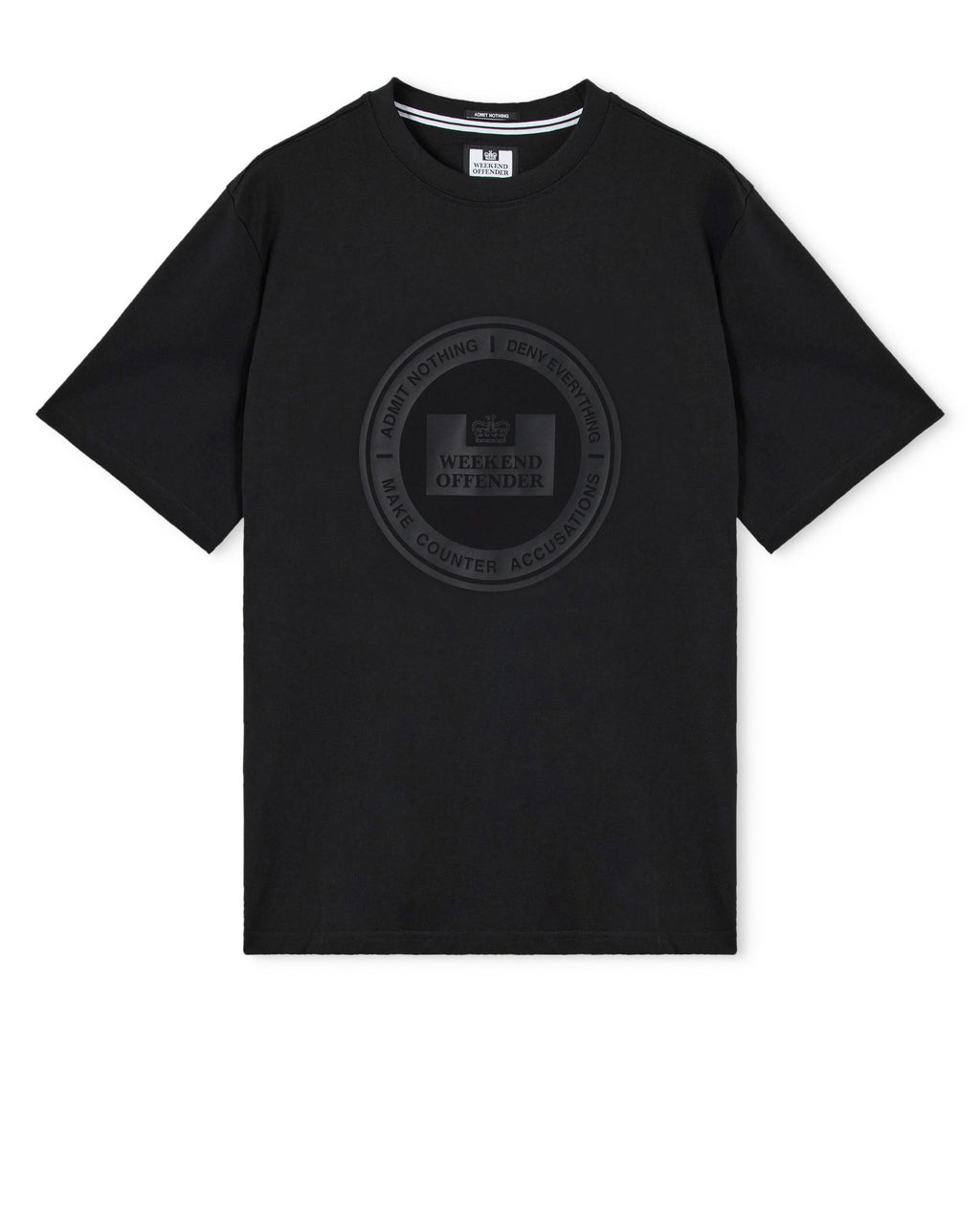 Deny T-Shirt — Black – Weekend Offender