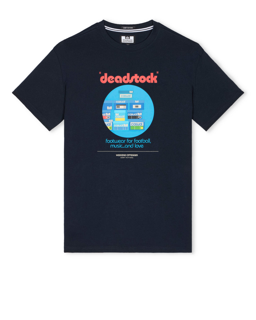 Deadstock T-Shirt — Navy – Weekend Offender