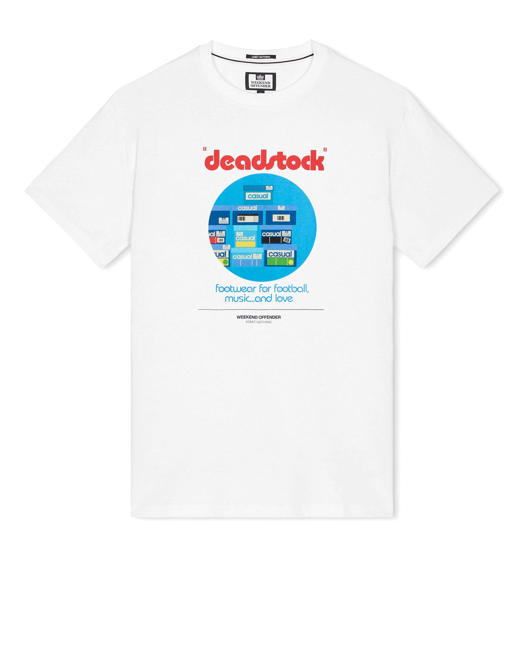 Deadstock T-Shirt — White – Weekend Offender
