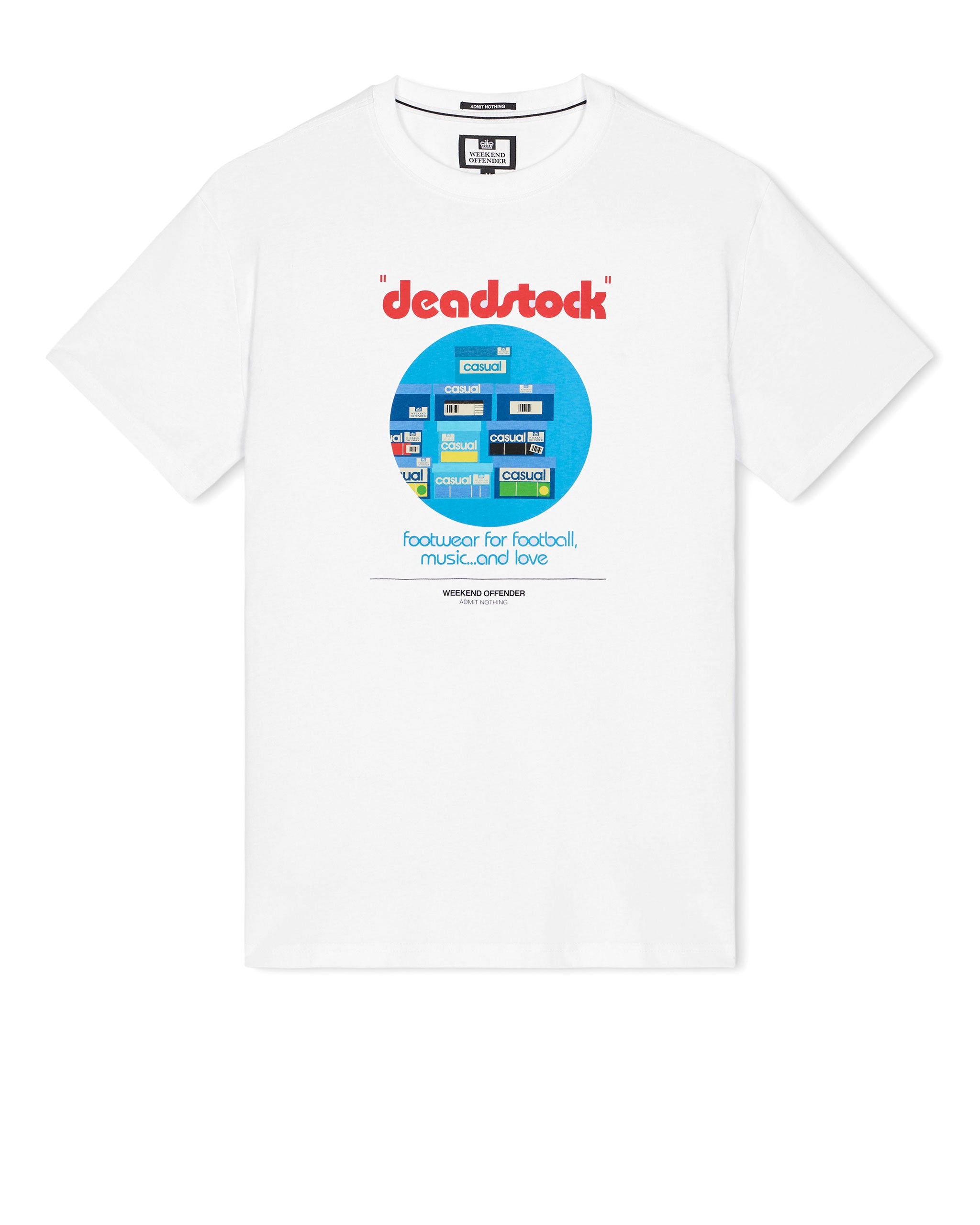 Deadstock T-Shirt — White – Weekend Offender