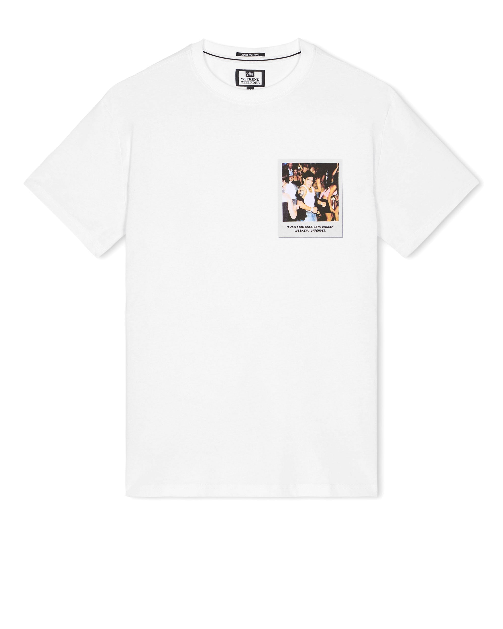 Lets Dance T-Shirt — White – Weekend Offender