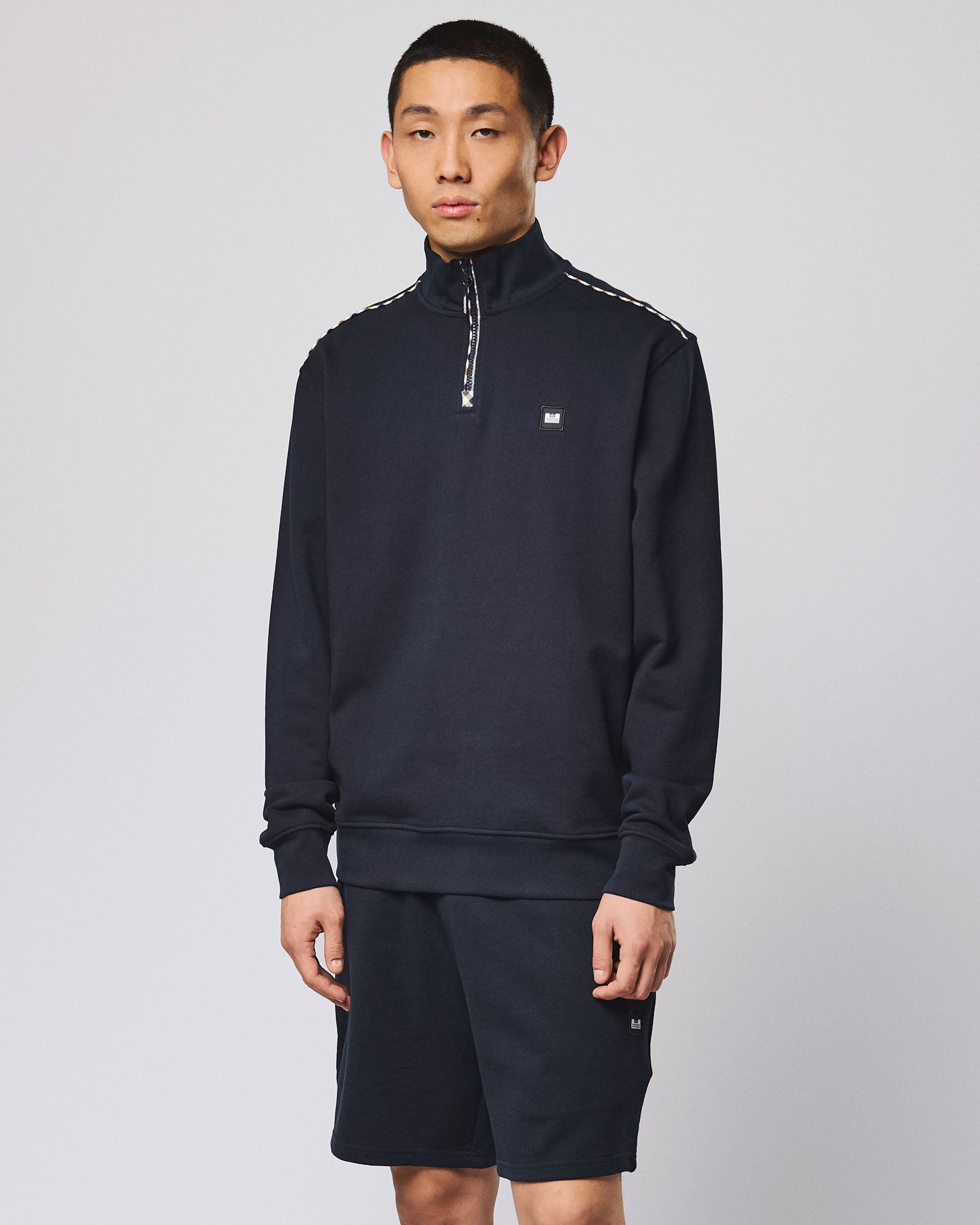 Matisa Quarter-Zip — Navy – Weekend Offender