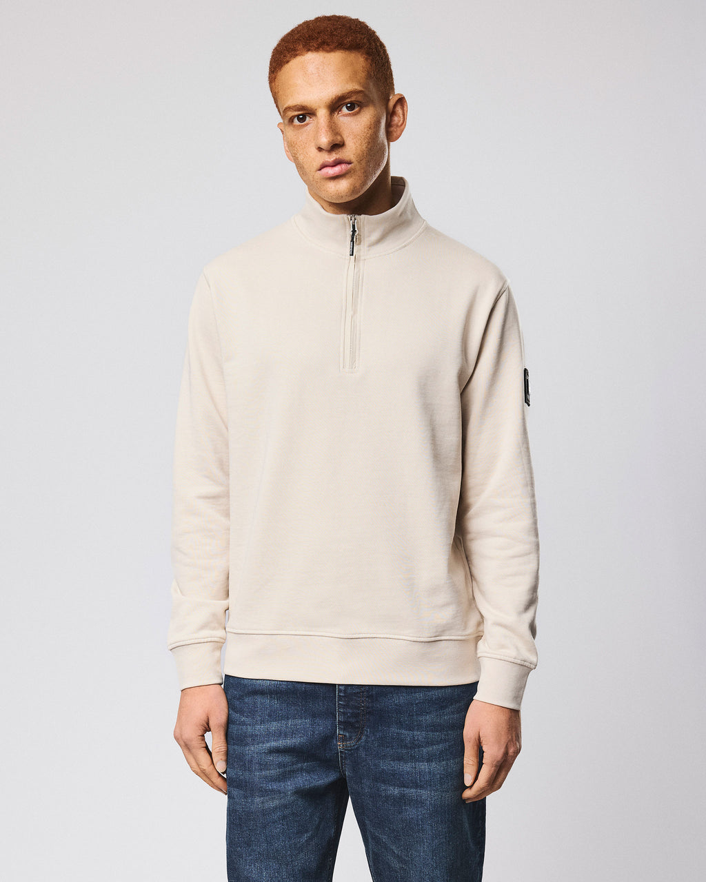 Kraviz Quarter-Zip — Cement – Weekend Offender