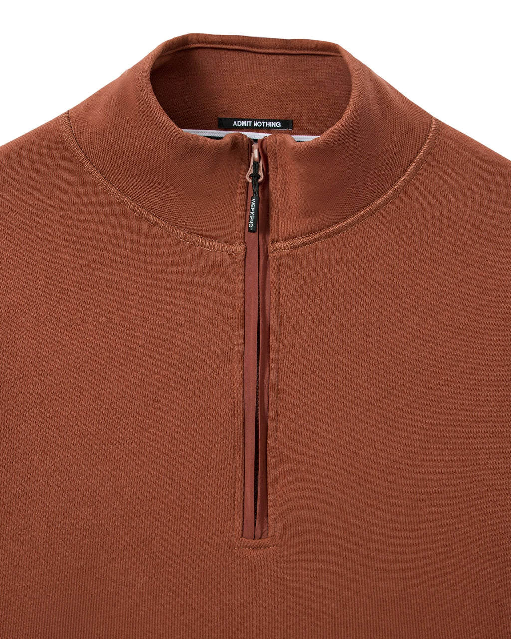 Kraviz Quarter-Zip — Clay – Weekend Offender