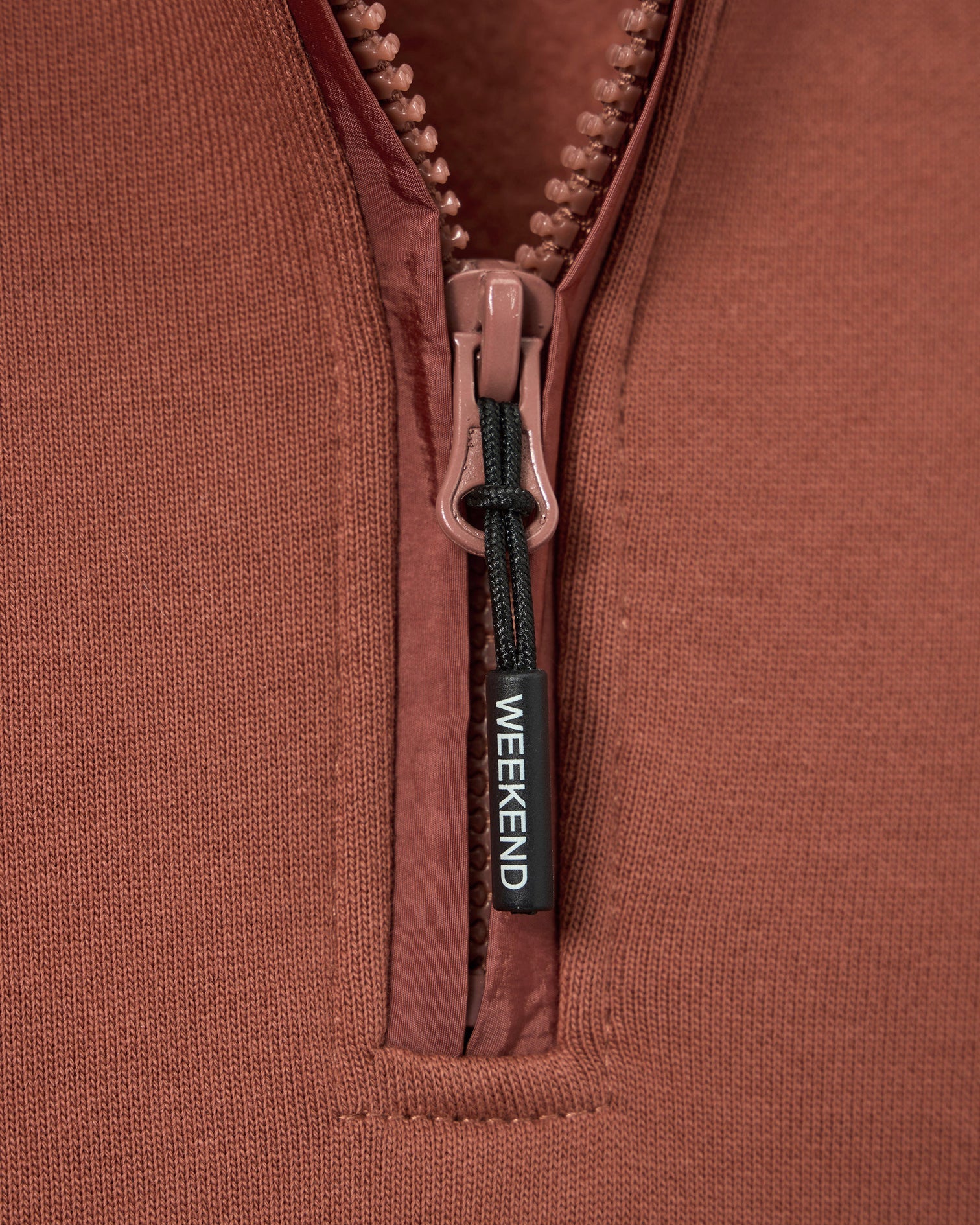 Kraviz Quarter-Zip — Clay – Weekend Offender
