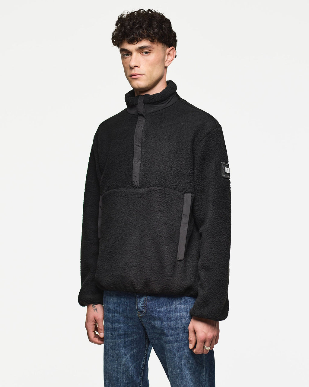 Stanier Quarter-Zip — Black – Weekend Offender