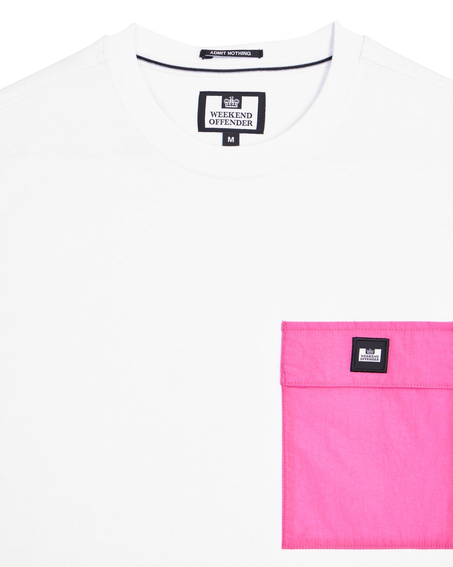 Stinivia T-Shirt — White / Candy – Weekend Offender