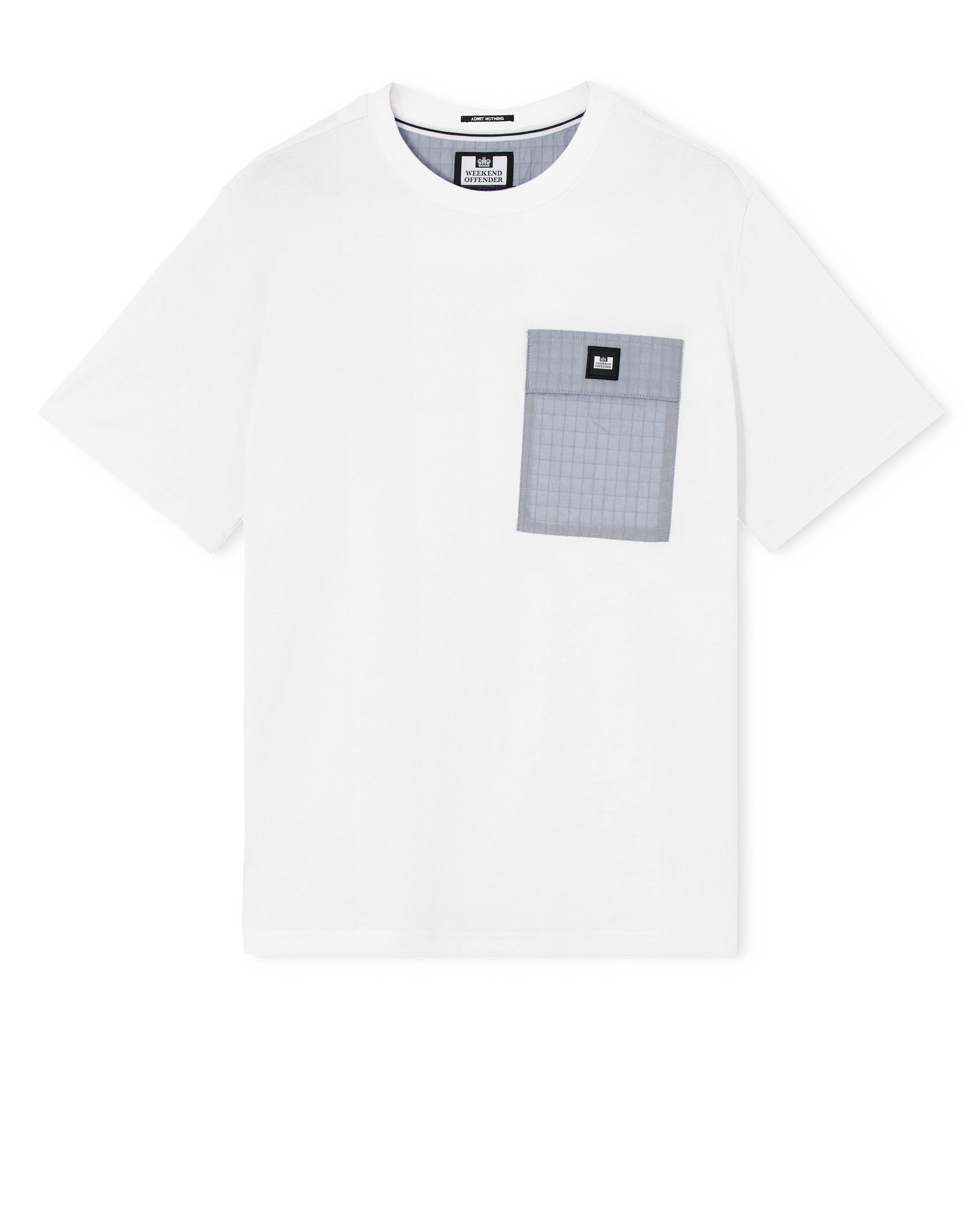 Stinivia T-Shirt — White / Smokey – Weekend Offender