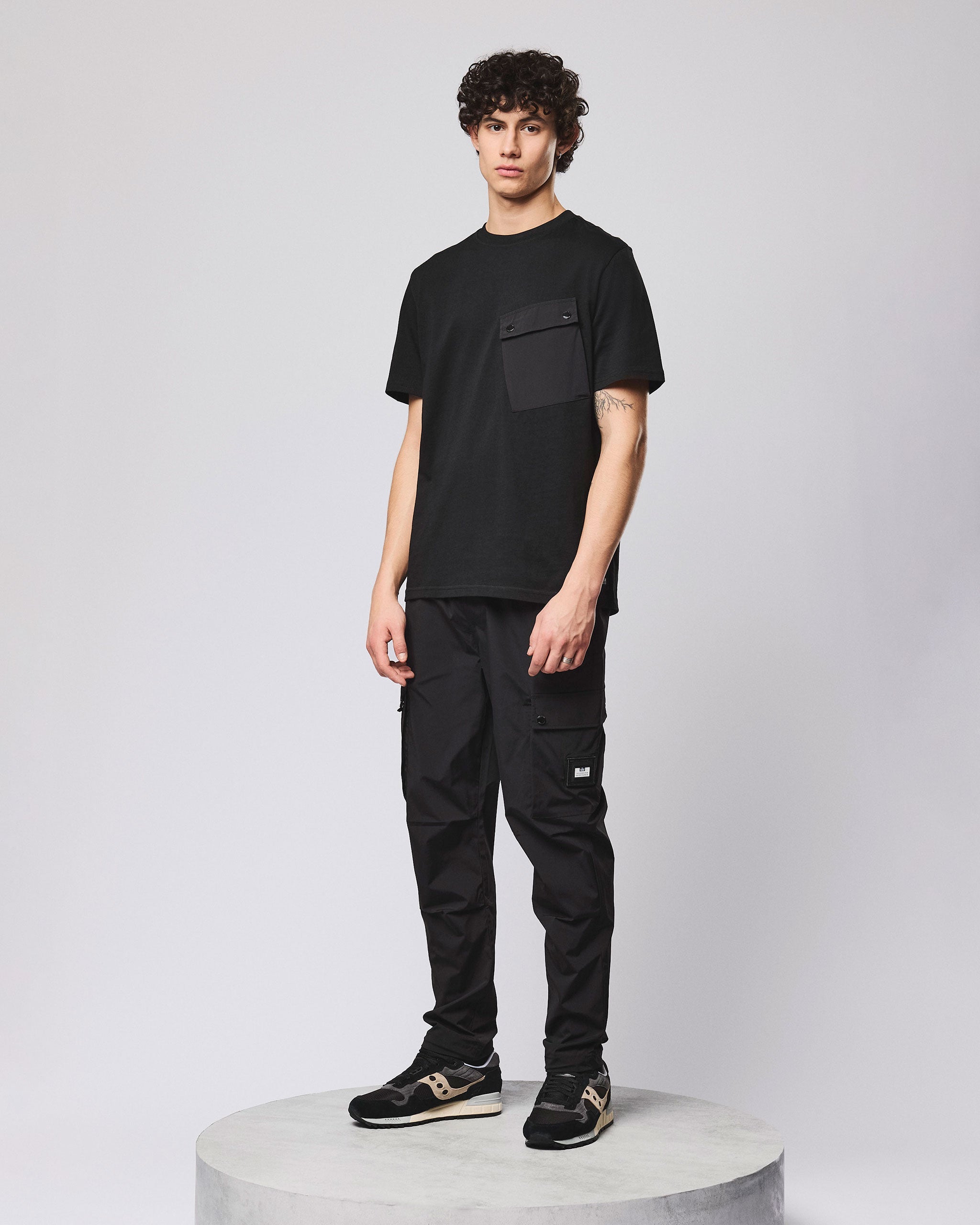 Weekend Offender Zanardi Technical Cargo Pant Black