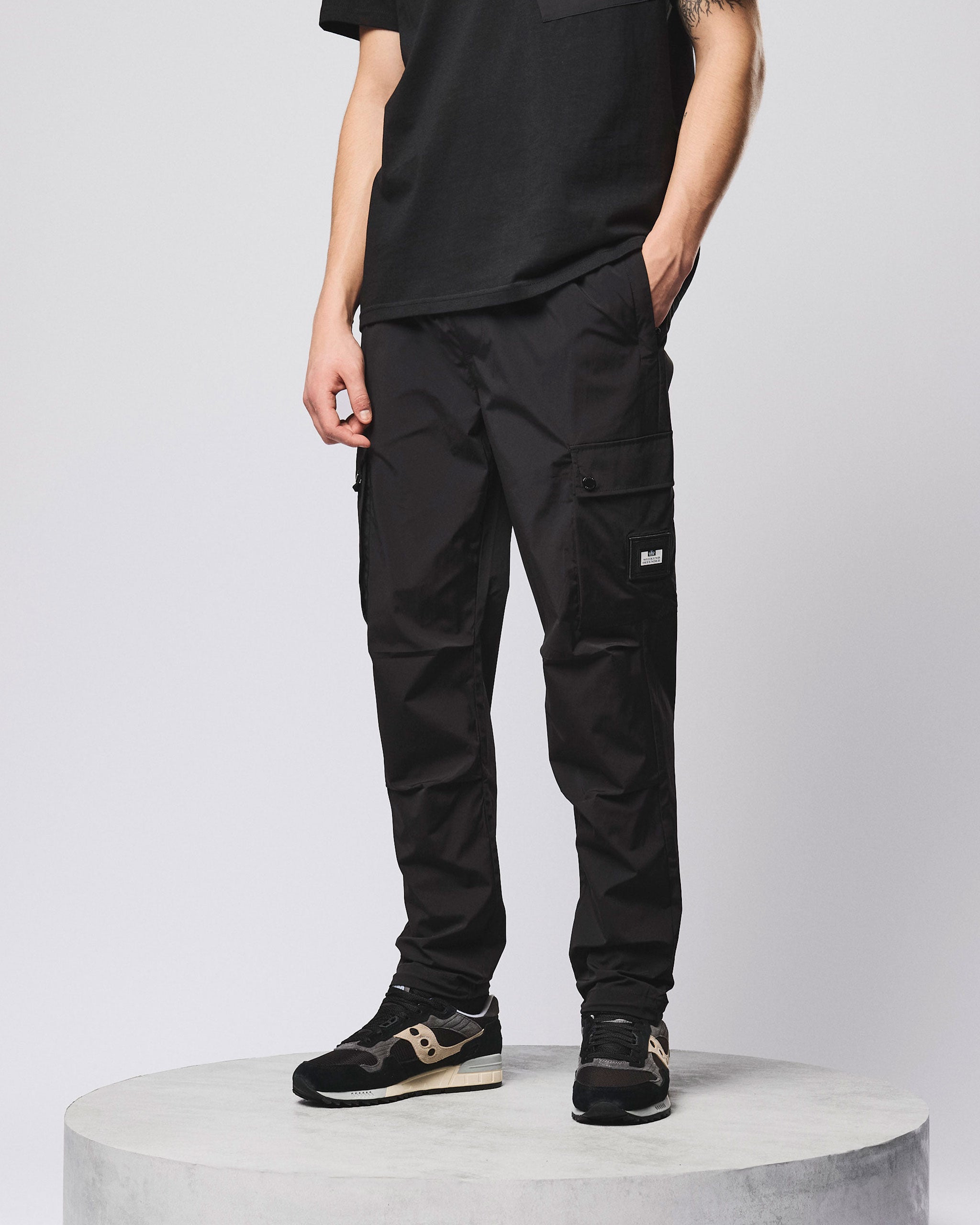 Weekend Offender Zanardi Technical Cargo Pant Black