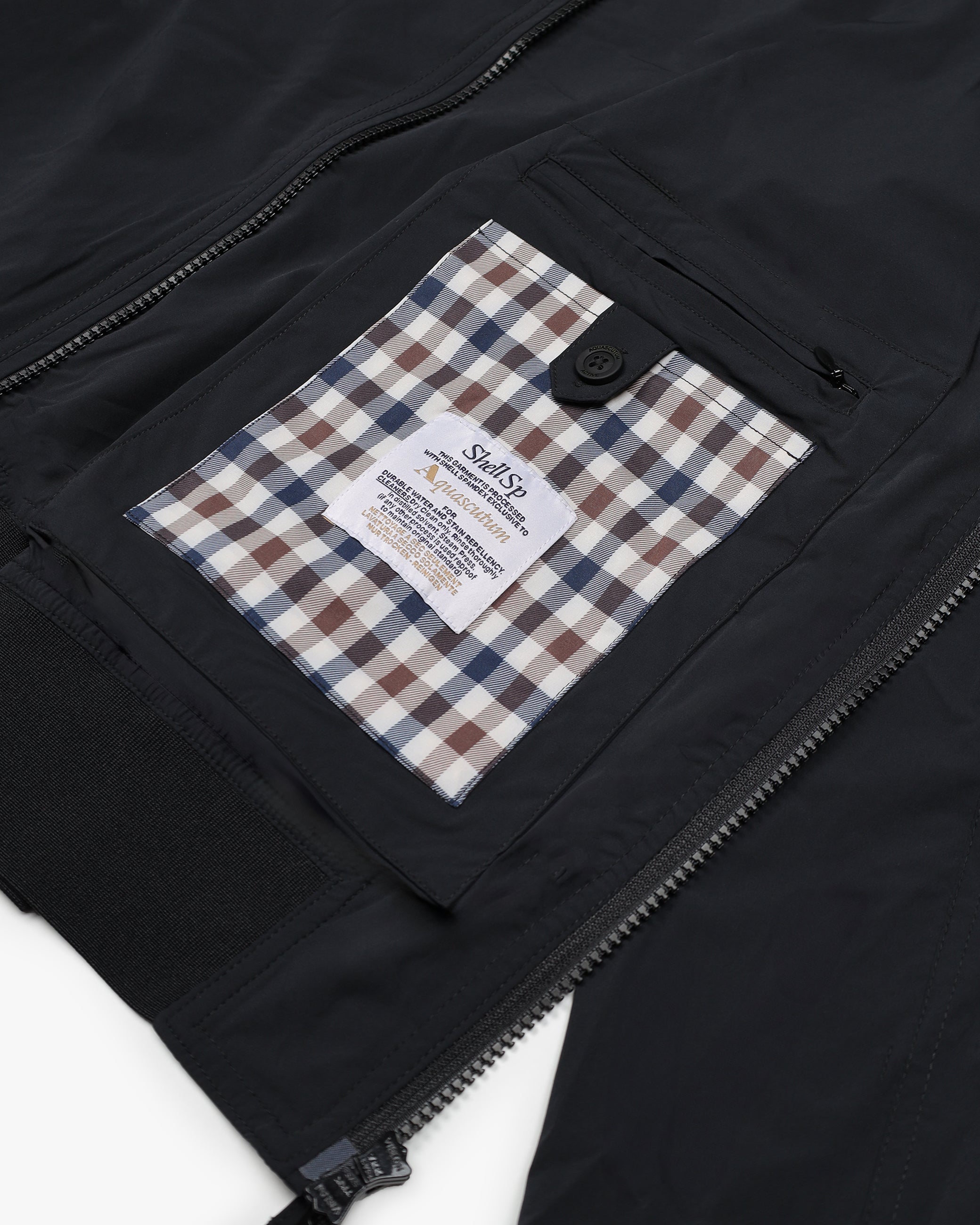 Stretch Harrington Jacket - Navy – Aquascutum Active