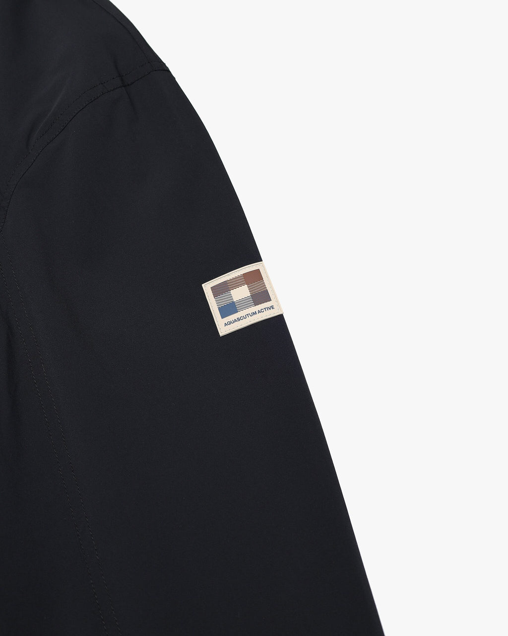 Hooded Stretch Windbreaker Jacket - Black – Aquascutum Active