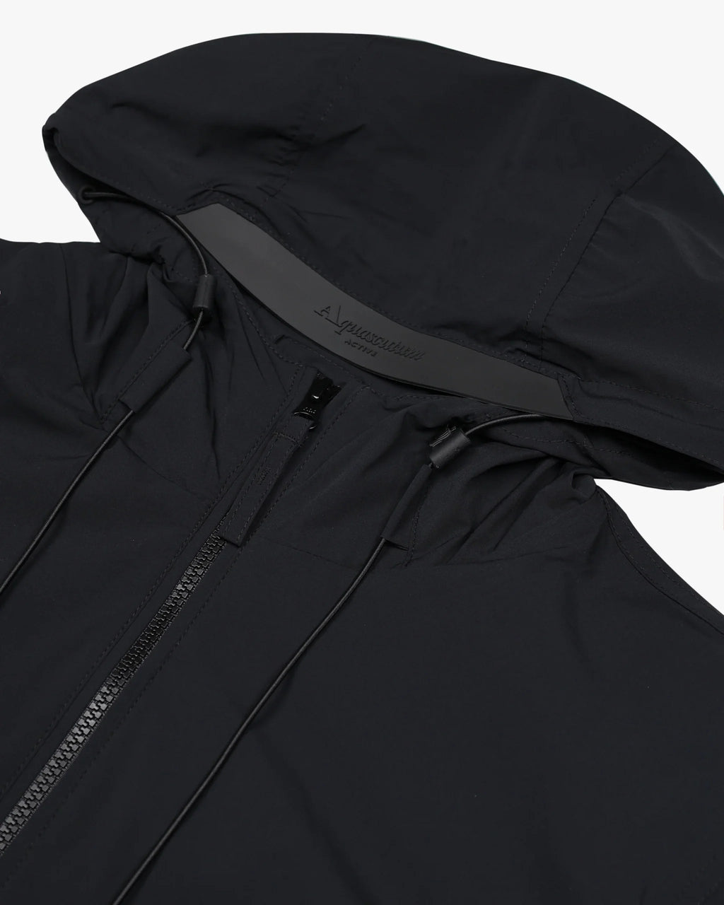 Hooded Stretch Windbreaker Jacket - Black – Aquascutum Active