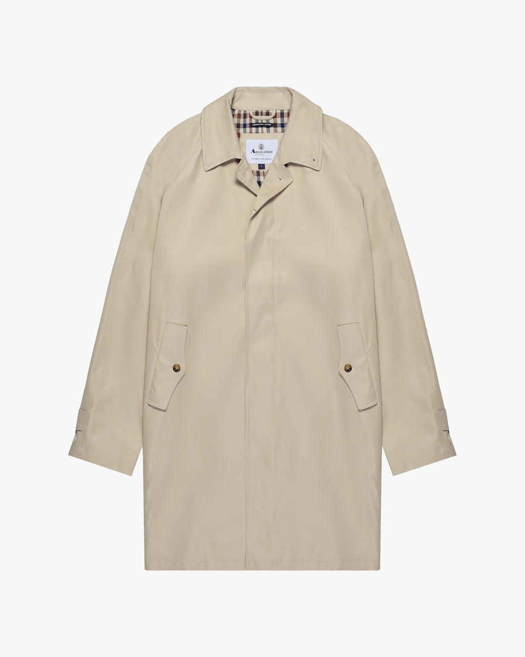 Archival Mac Coat - Beige – Aquascutum Active