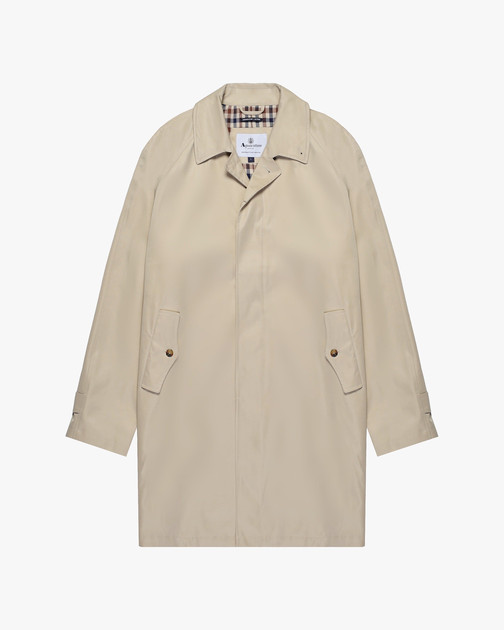 Archival Mac Coat - Beige – Aquascutum Active