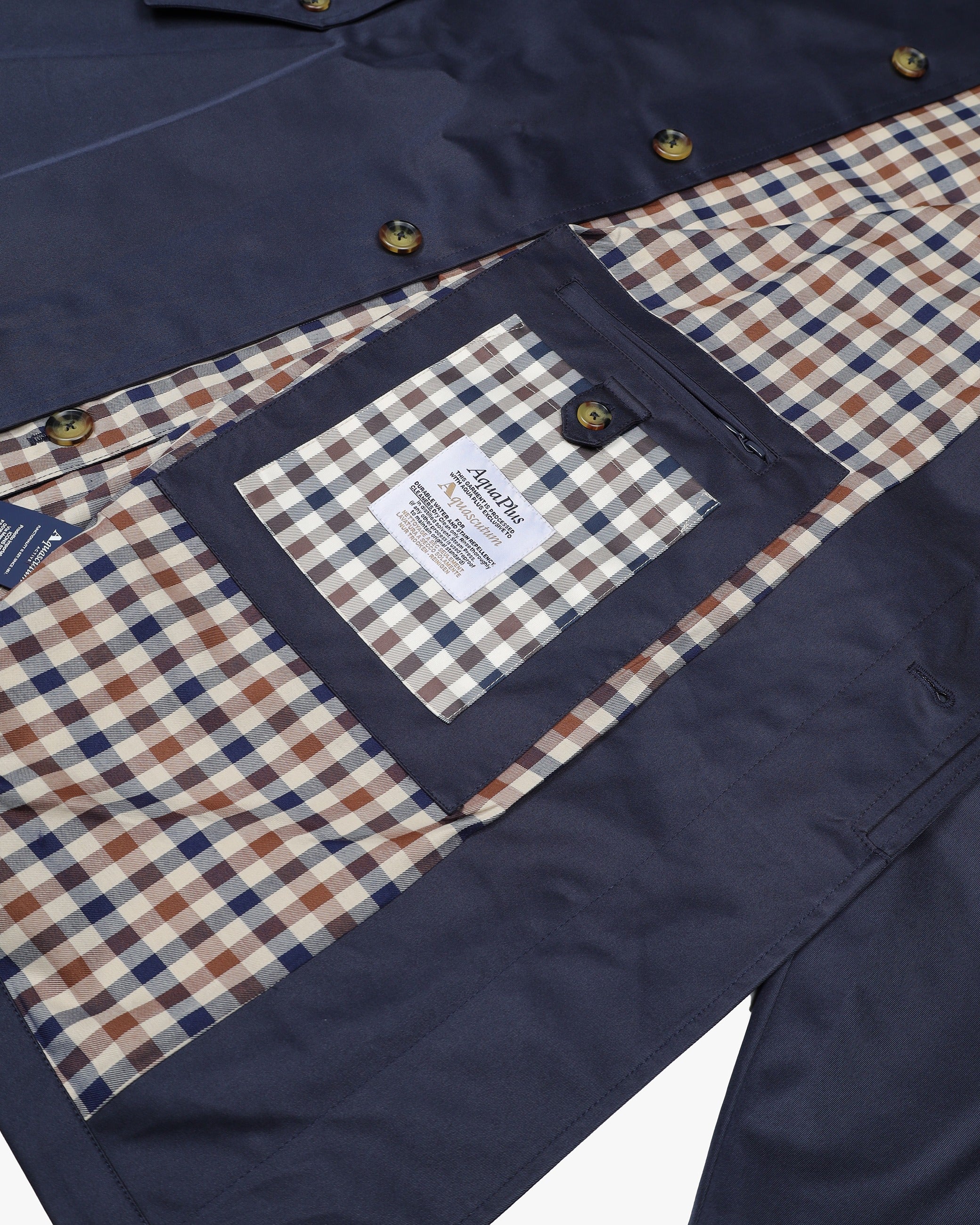 Archival Mac Coat - Navy – Aquascutum Active