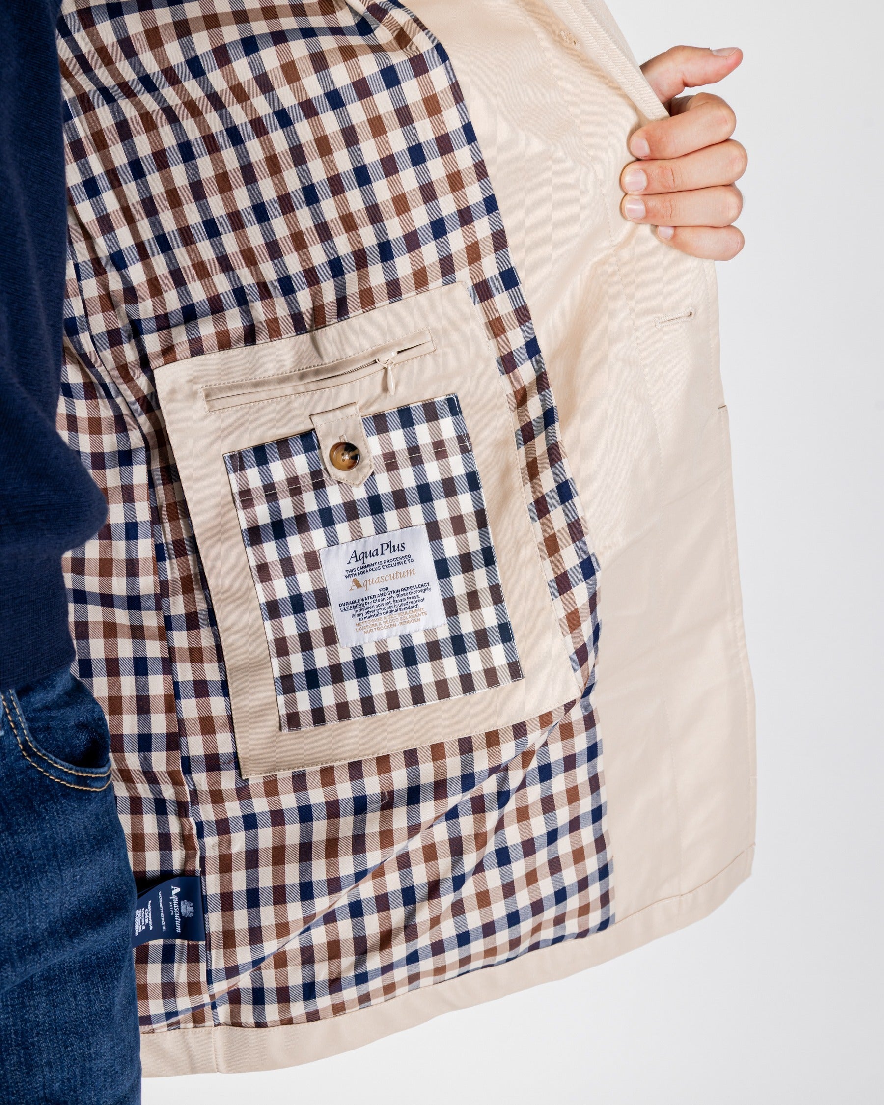 Archival Mac Coat - Beige – Aquascutum Active