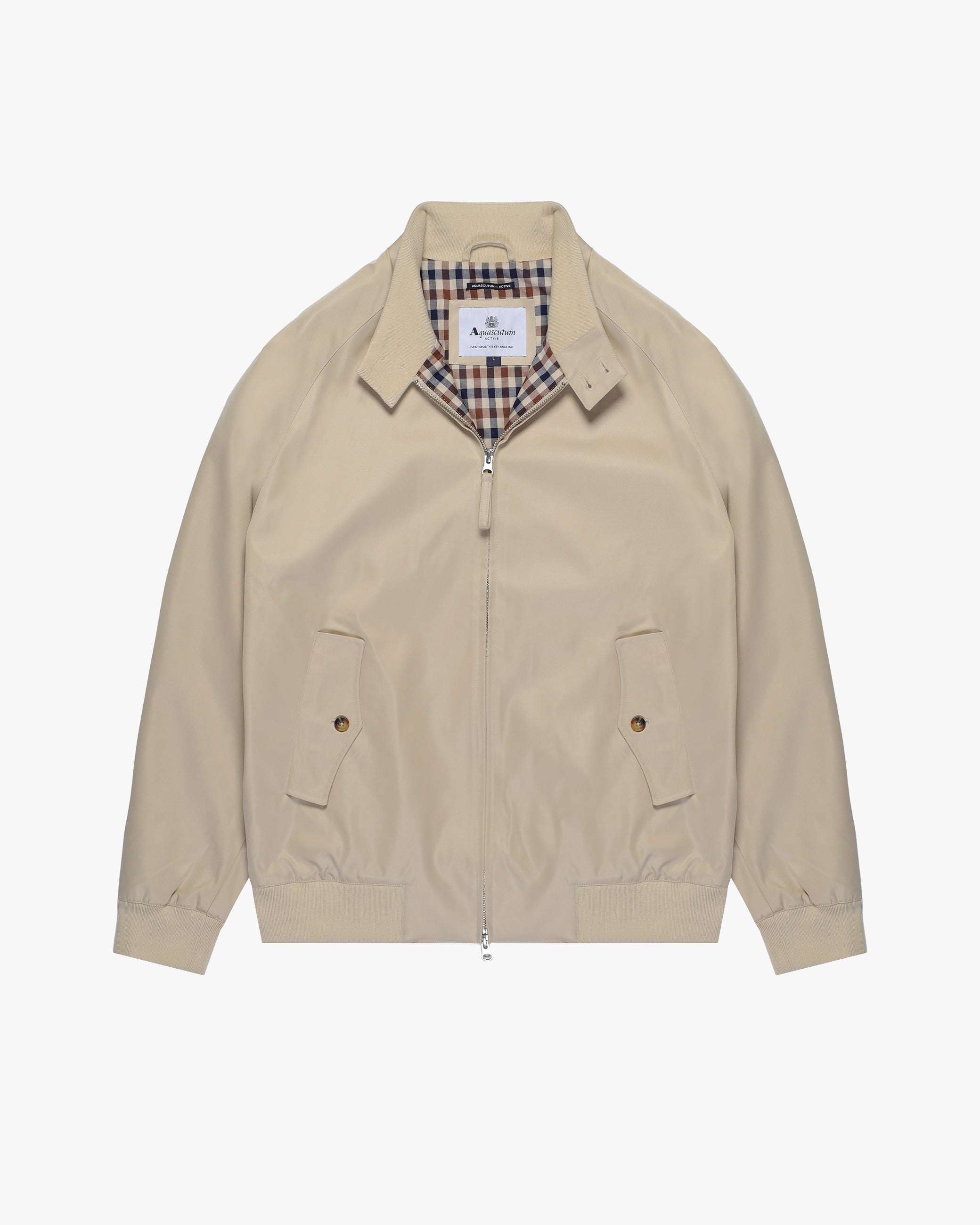 Archival Harrington Jacket - Beige – Aquascutum Active