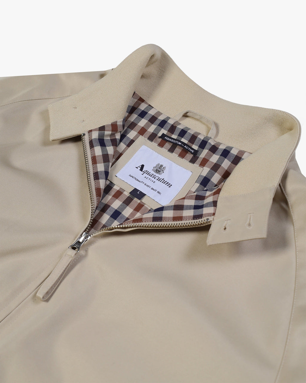 Archival Harrington Jacket - Beige – Aquascutum Active