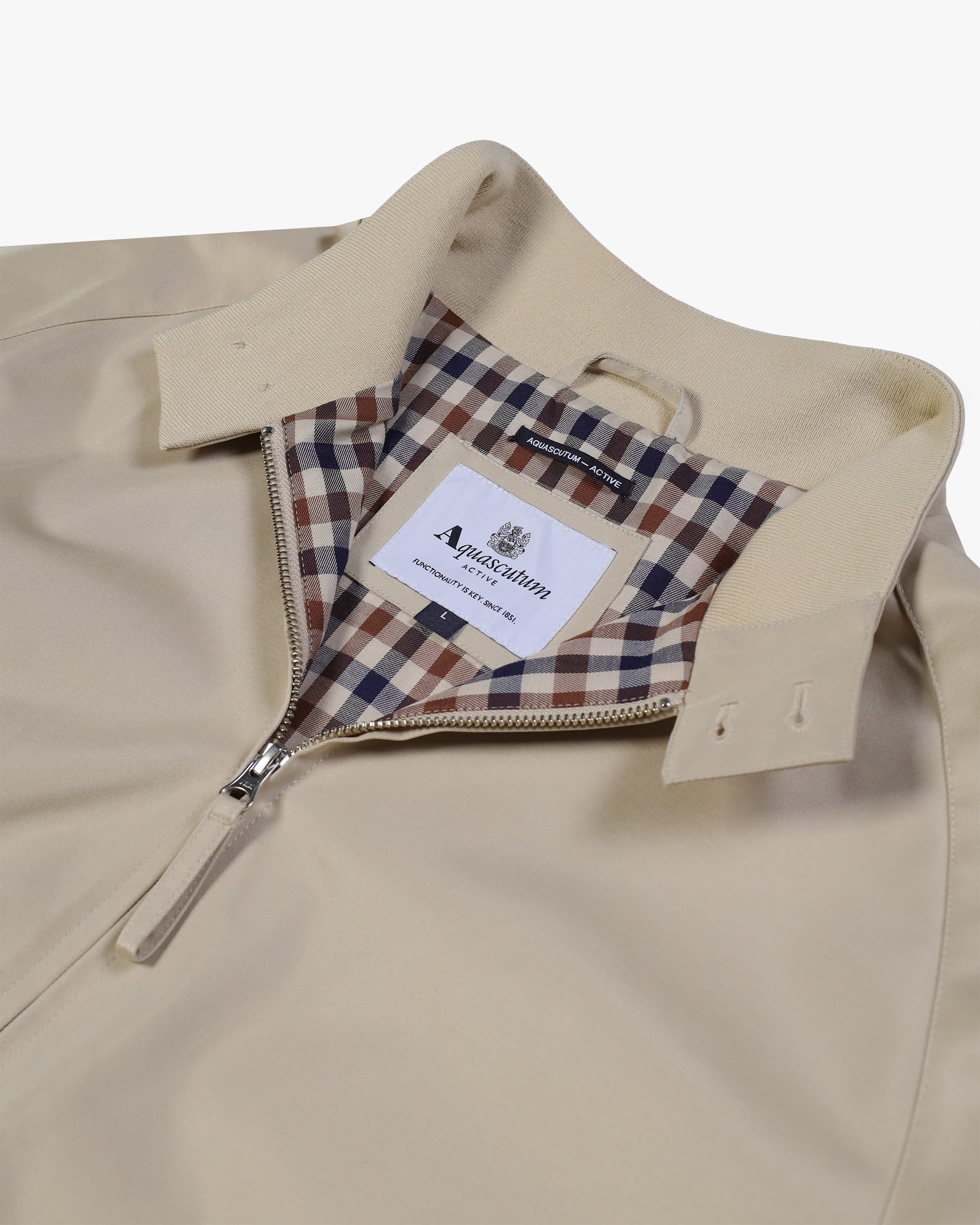 Archival Harrington Jacket - Beige – Aquascutum Active