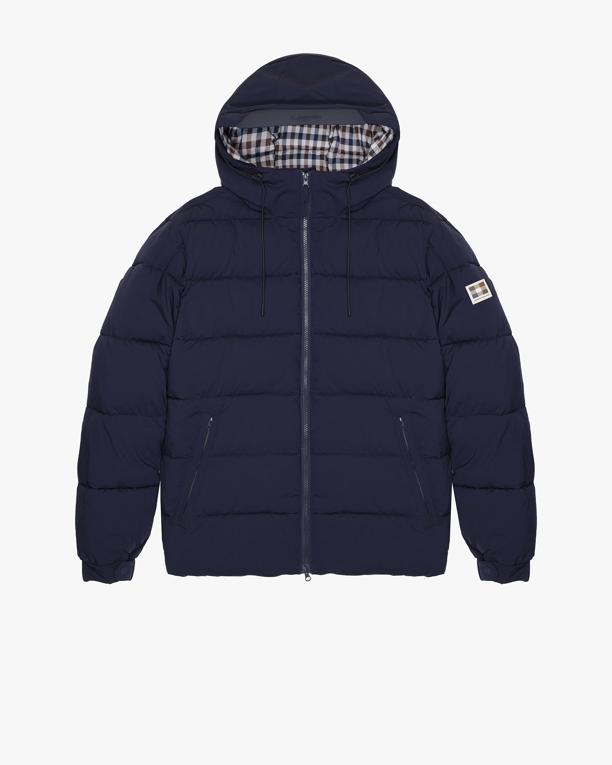 SP Hooded Puffer Jacket - Navy – Aquascutum Active