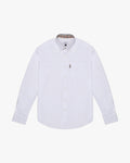 Button Down Oxford Shirt - Optical White – Aquascutum Active