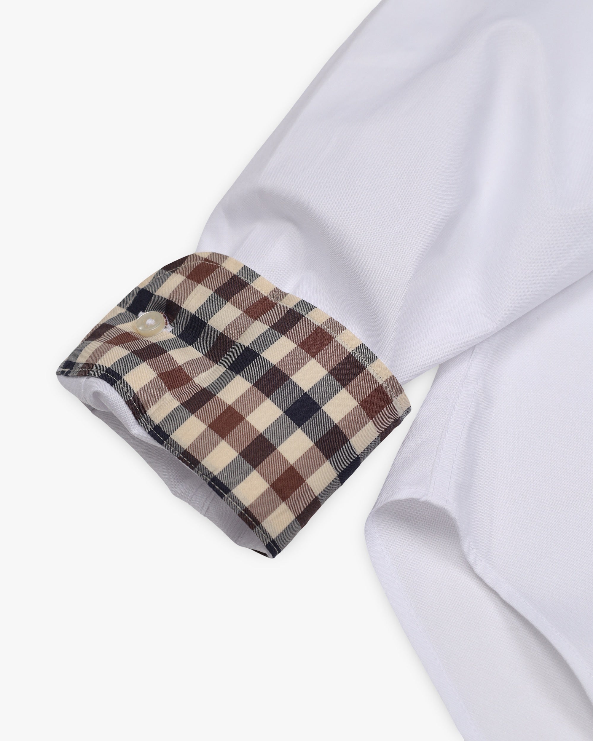 Button Down Oxford Shirt - Optical White – Aquascutum Active
