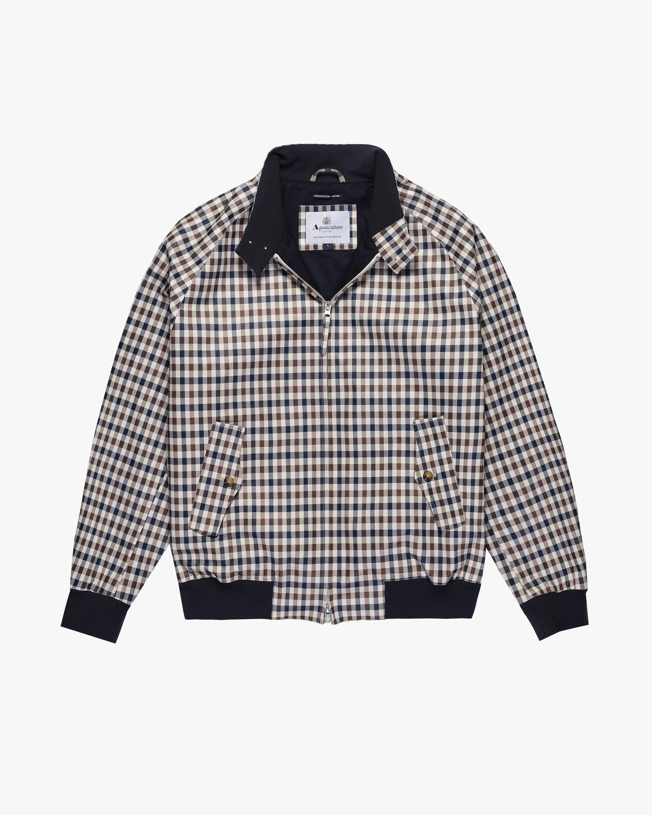 Archival Harrington Jacket - Club Check – Aquascutum Active
