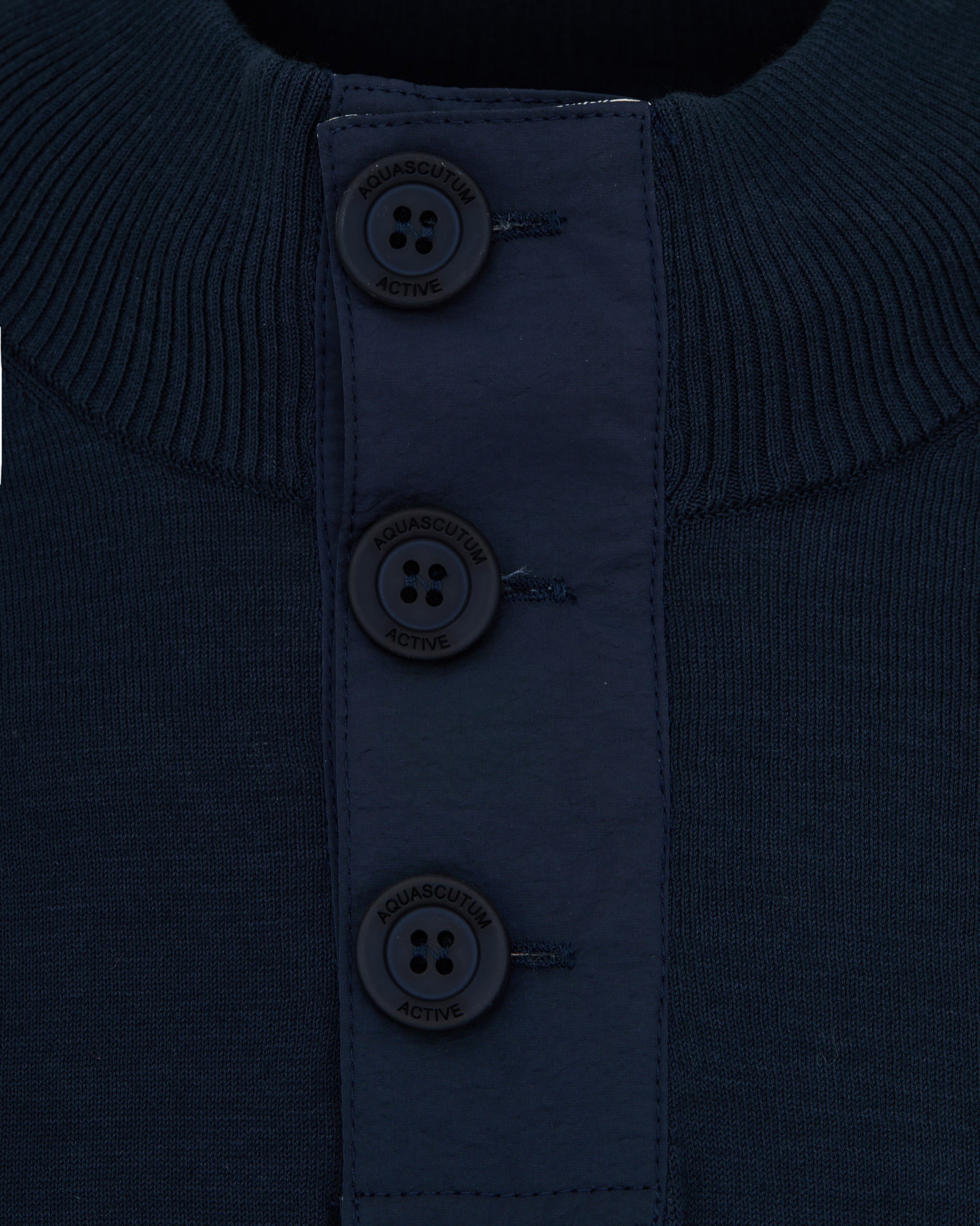 Lamina Pocket Mock Neck Quarter-Zip - Navy – Aquascutum Active