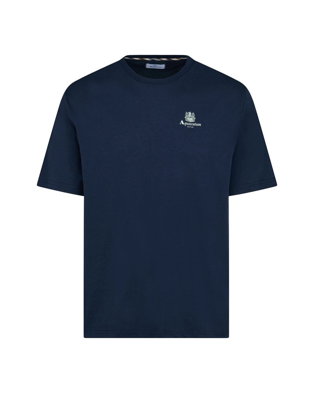 Small Logo T Shirt - Navy – Aquascutum Active