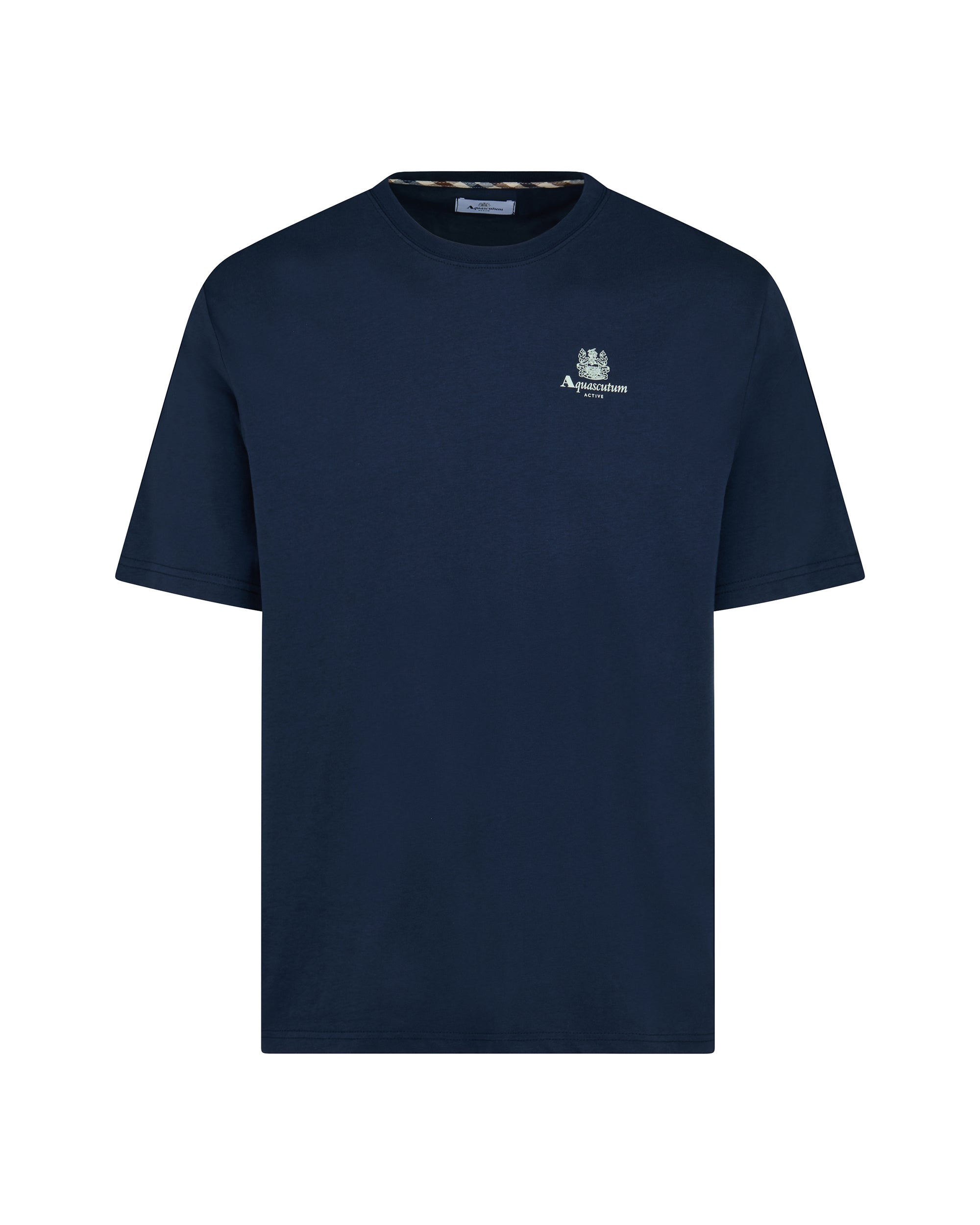 Small Logo T Shirt - Navy – Aquascutum Active
