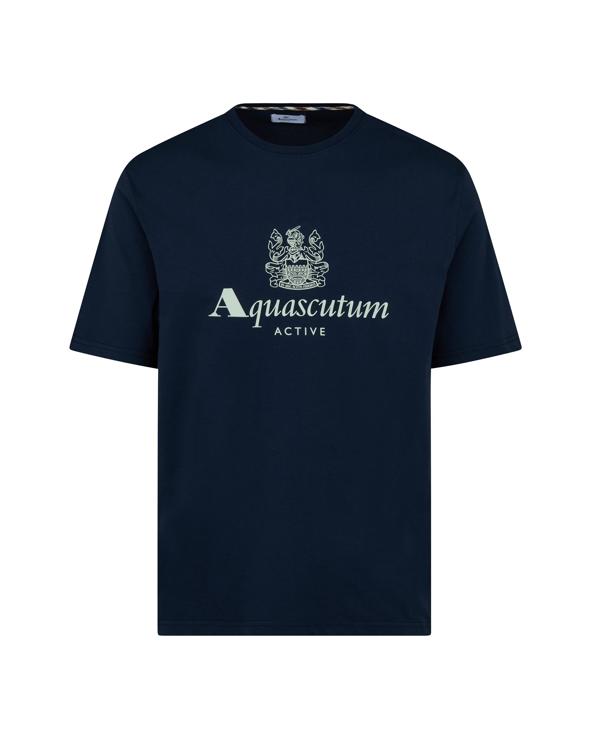 Big Logo T Shirt - Navy – Aquascutum Active