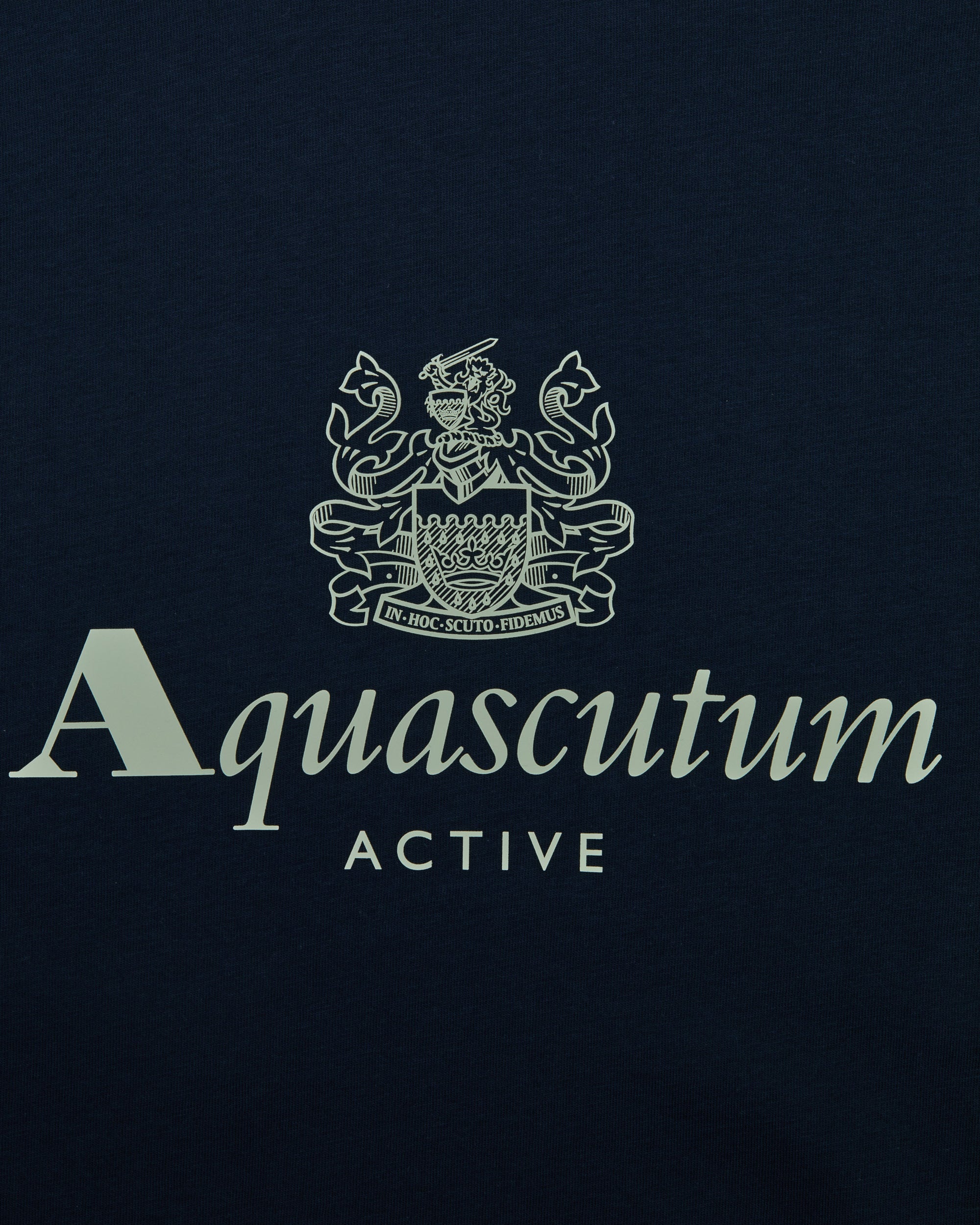 Big Logo T Shirt - Navy – Aquascutum Active