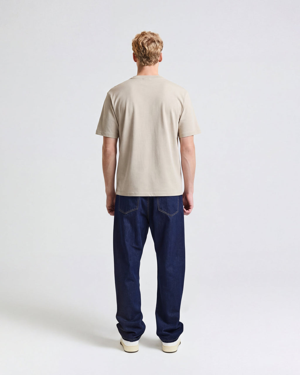 Big Logo T Shirt - Beige – Aquascutum Active