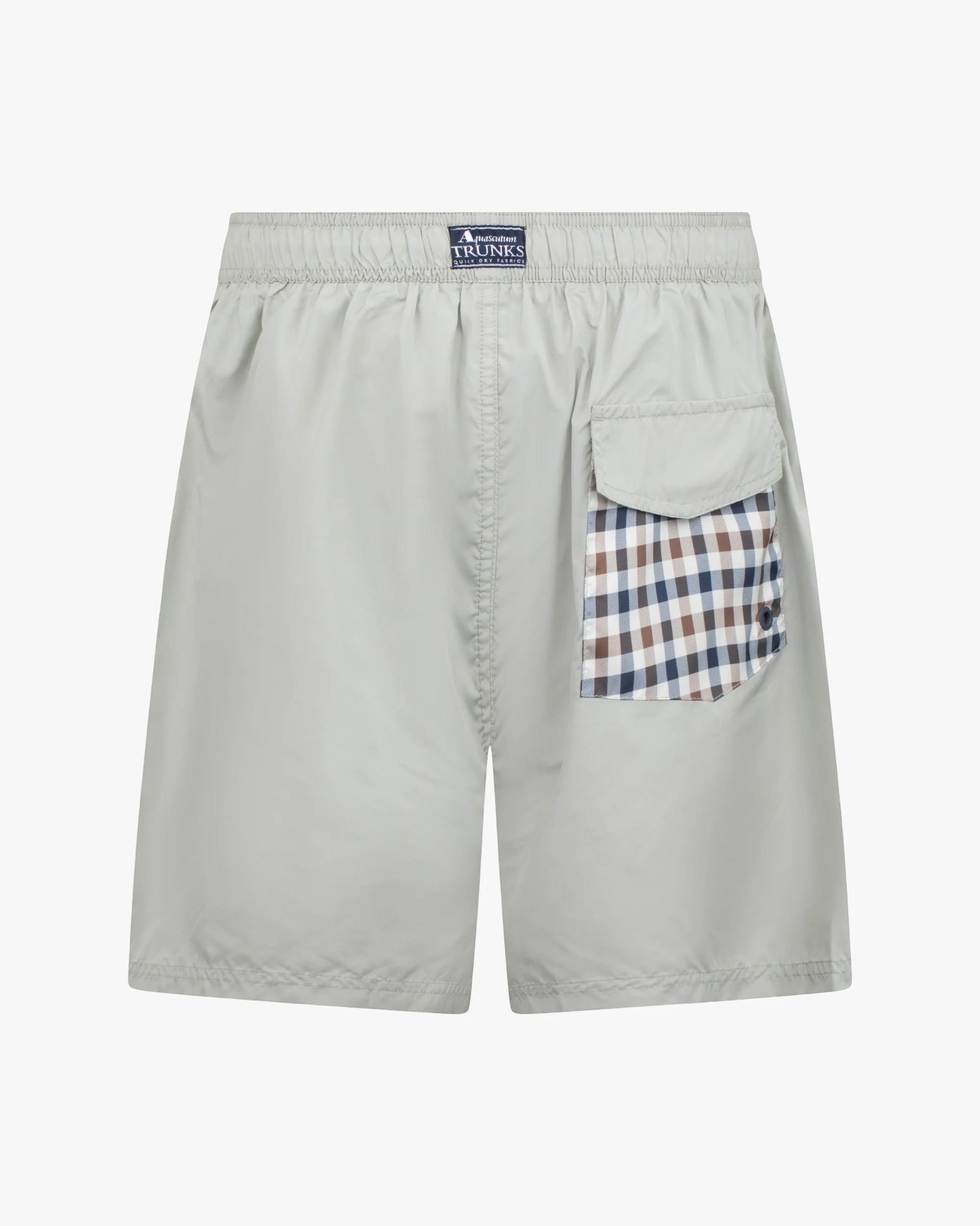 Club Check Pocket Beach Shorts - Sage Green