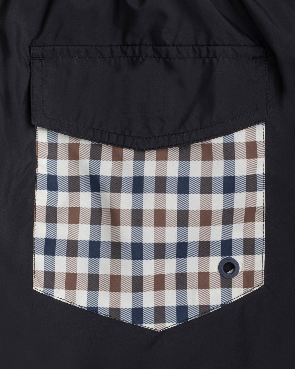 Club Check Pocket Beach Shorts - Black – Aquascutum Active
